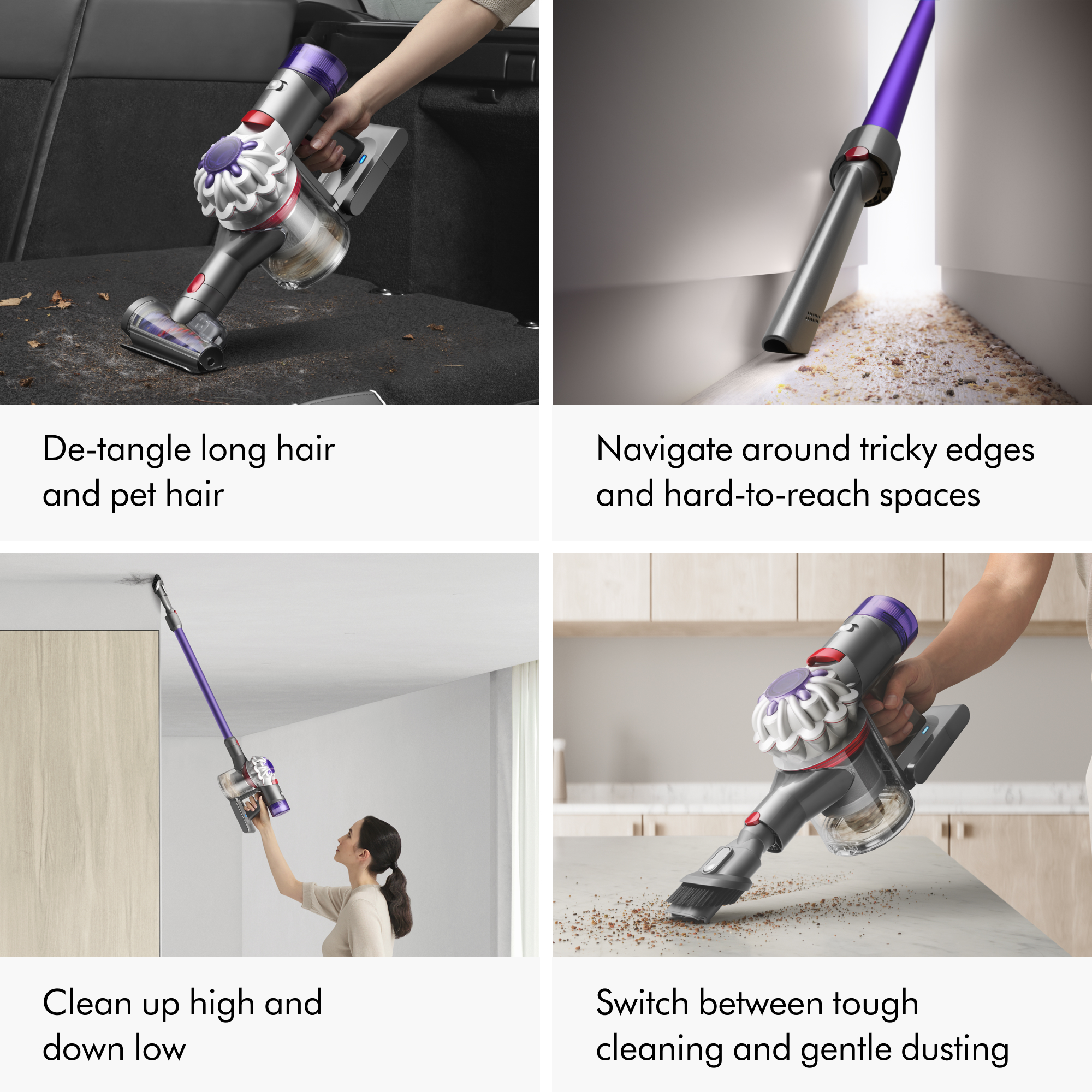 Dyson SV25 V8 Extra Cordless Vacuum | Purple | Refurbished